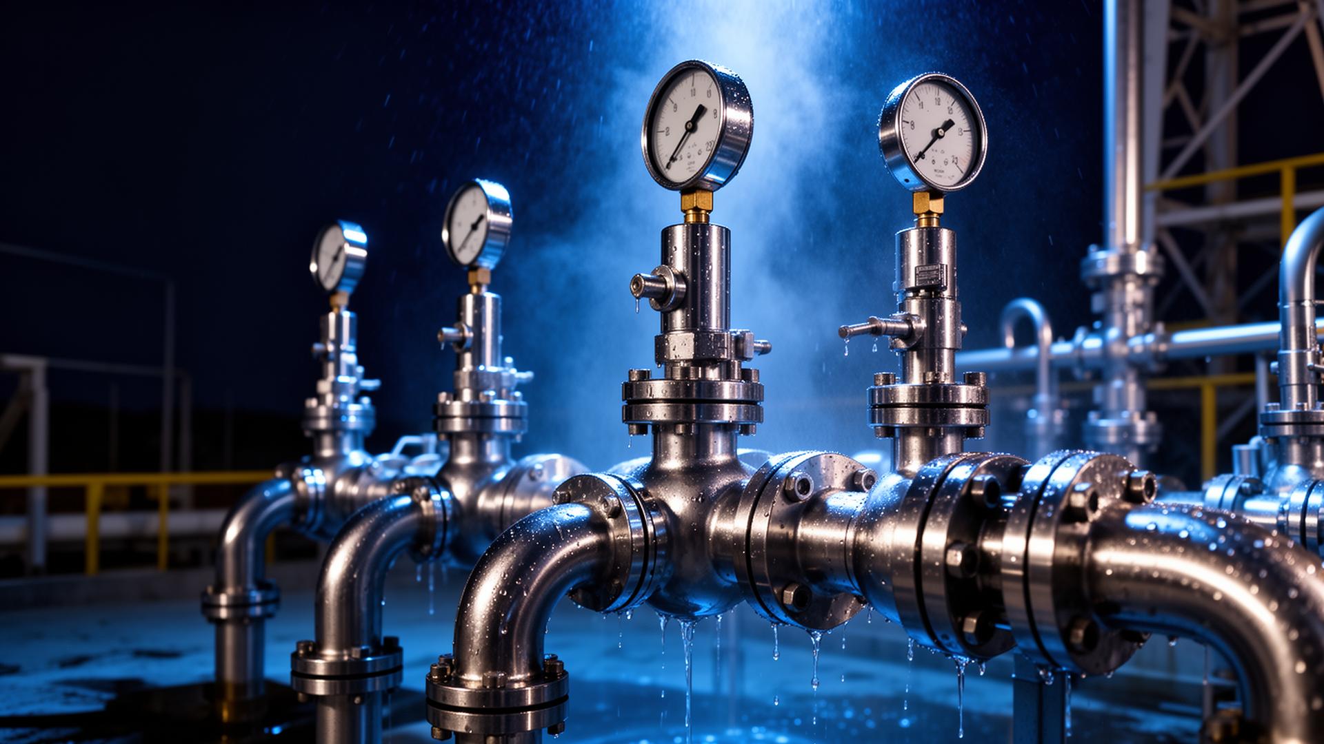 Wellhead pressure control equipment under hydrotest